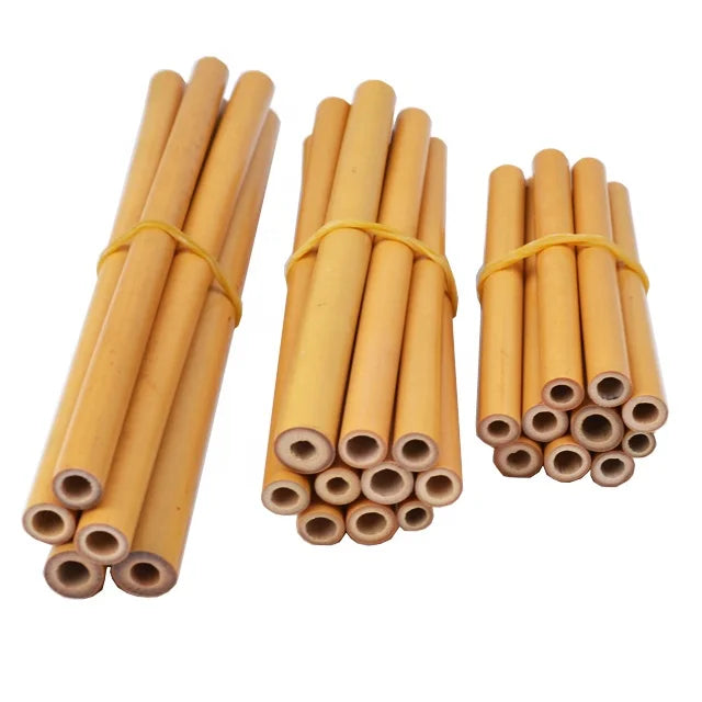Custom Logo Engraved Bamboo Straws
